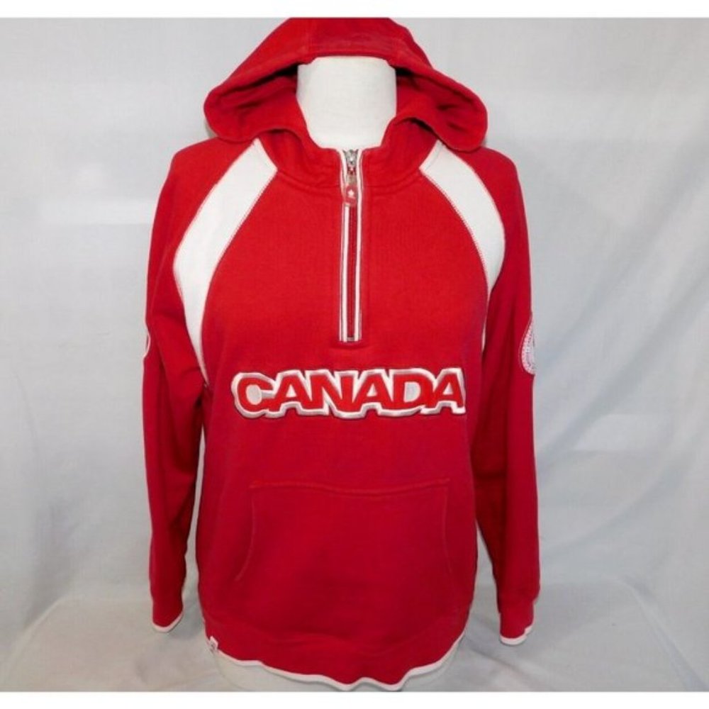 HBC Olympics 2006 Torino Team Canada 1 4 zip pullover